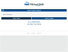 Tablet Screenshot of michaelnaik.com